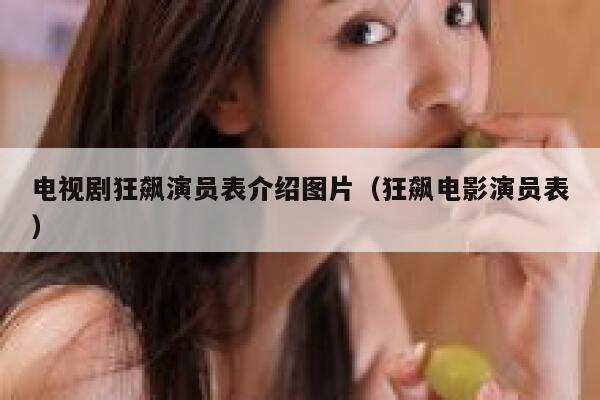 电视剧狂飙演员表介绍图片（狂飙电影演员表） 第1张