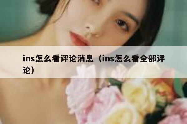 ins怎么看评论消息（ins怎么看全部评论） 第1张