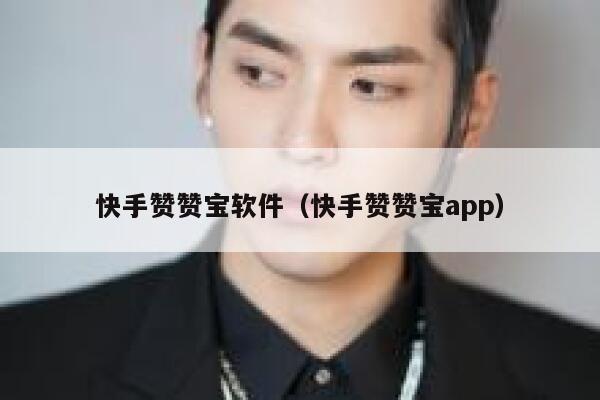 快手赞赞宝软件（快手赞赞宝app） 第1张