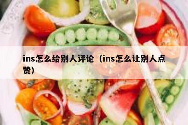 ins怎么给别人评论(ins怎么让别人点赞) 第1张 ins怎么给别人评论(ins怎么让别人点赞) 第1张