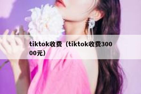 tiktok收费（tiktok收费30000元） 第1张