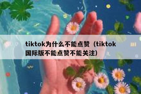 tiktok为什么不能点赞（tiktok国际版不能点赞不能关注） 第1张