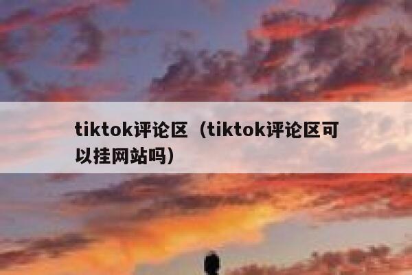 tiktok评论区（tiktok评论区可以挂网站吗） 第1张