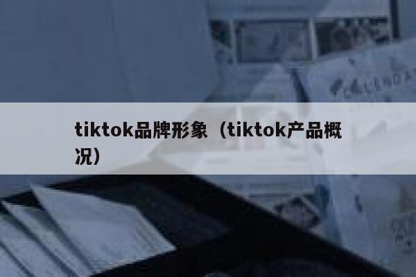 tiktok品牌形象（tiktok产品概况） 第1张