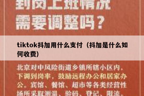 tiktok抖加用什么支付（抖加是什么如何收费） 第1张