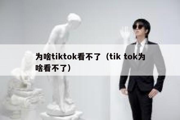 为啥tiktok看不了（tik tok为啥看不了） 第1张