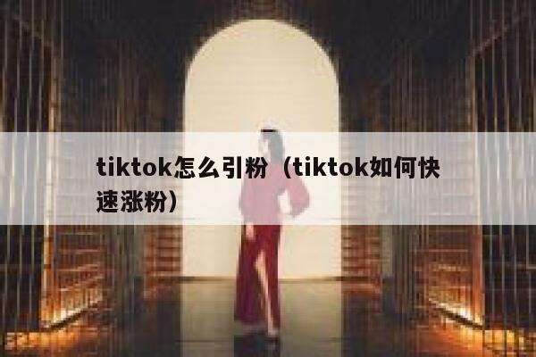 tiktok怎么引粉(tiktok如何快速涨粉) 第1张 tiktok怎么引粉(tiktok如何快速涨粉) 第1张