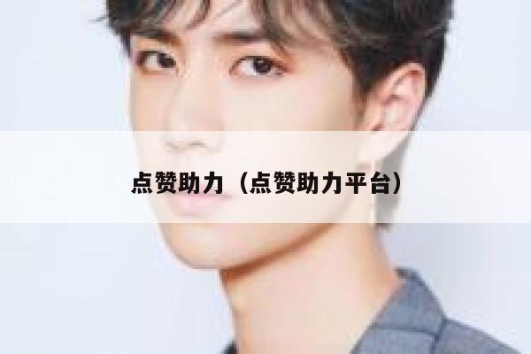 点赞助力（点赞助力平台） 第1张