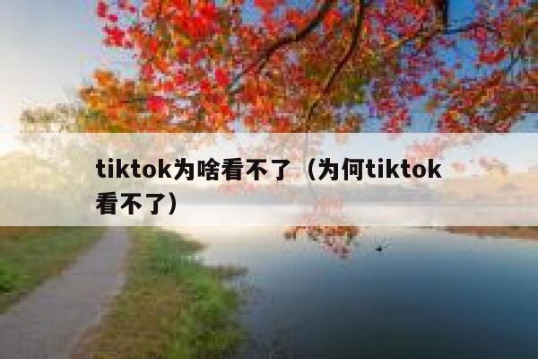 tiktok为啥看不了(为何tiktok看不了) 第1张 tiktok为啥看不了(为何tiktok看不了) 第1张