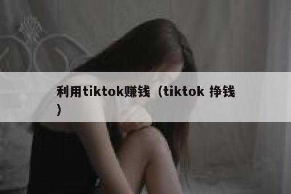 利用tiktok赚钱（tiktok 挣钱） 第1张