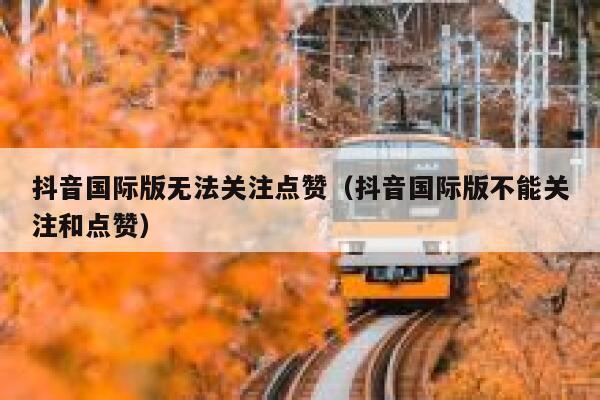 抖音国际版无法关注点赞（抖音国际版不能关注和点赞） 第1张