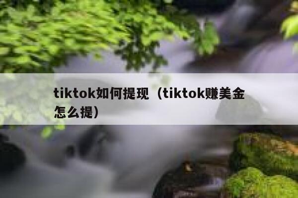 tiktok如何提现（tiktok赚美金怎么提） 第1张