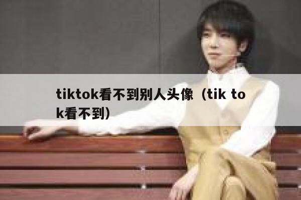 tiktok看不到别人头像（tik tok看不到） 第1张