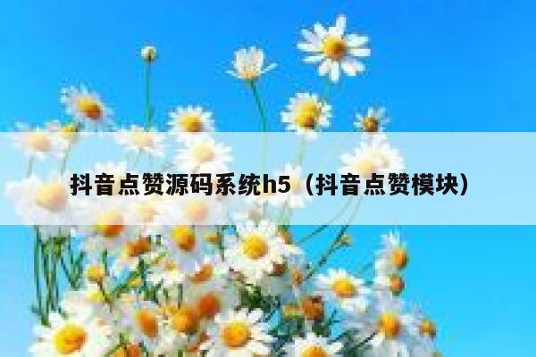 抖音点赞源码系统h5（抖音点赞模块） 第1张