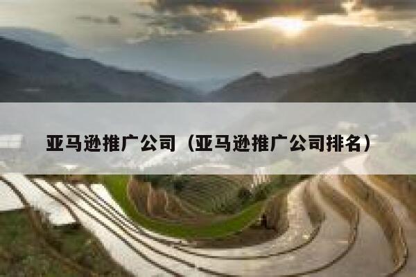 亚马逊推广公司(亚马逊推广公司排名) 第1张 亚马逊推广公司(亚马逊推广公司排名) 第1张