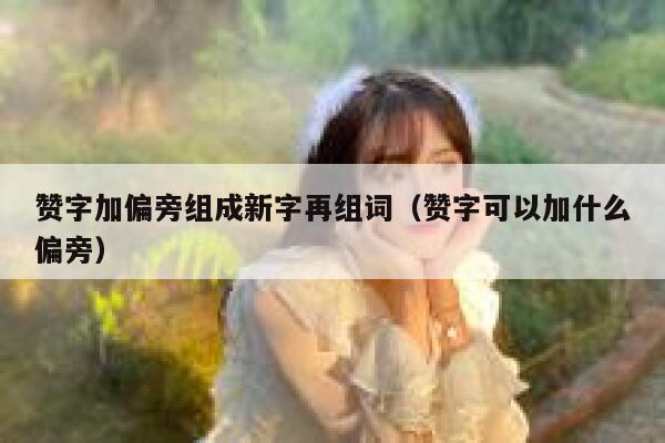 赞字加偏旁组成新字再组词（赞字可以加什么偏旁） 第1张