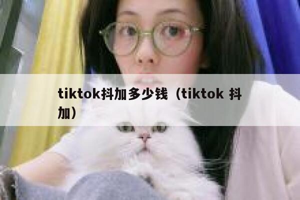 tiktok抖加多少钱（tiktok 抖加） 第1张