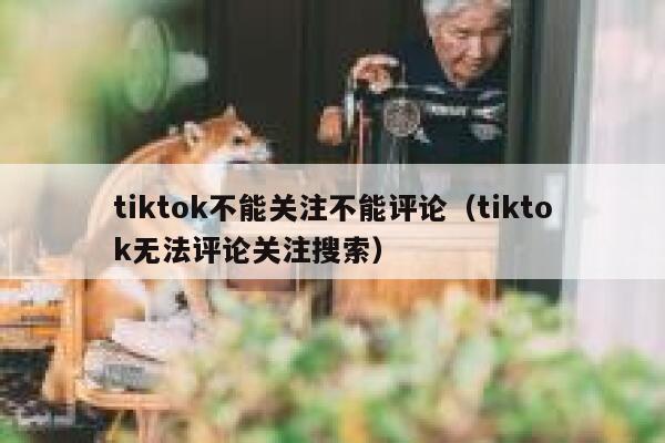tiktok不能关注不能评论（tiktok无法评论关注搜索） 第1张