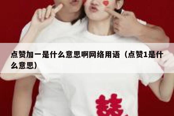 点赞加一是什么意思啊网络用语（点赞1是什么意思） 第1张
