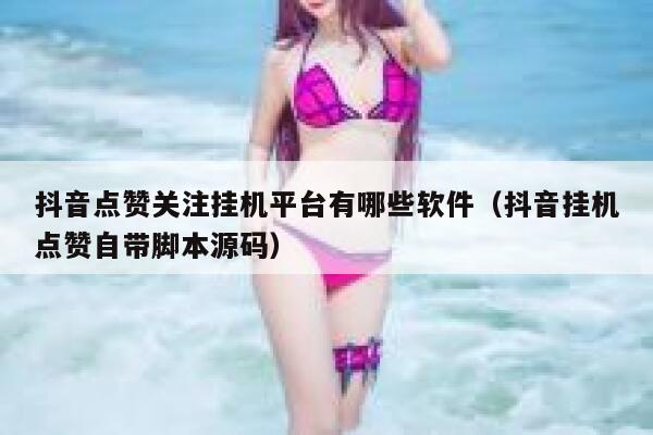 抖音点赞关注挂机平台有哪些软件（抖音挂机点赞自带脚本源码） 第1张
