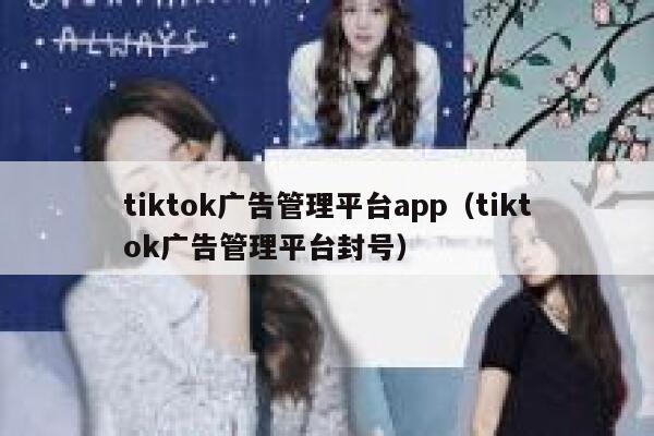 tiktok广告管理平台app（tiktok广告管理平台封号） 第1张