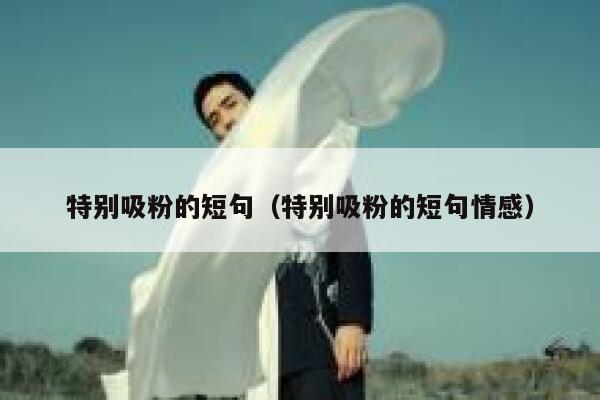 特别吸粉的短句（特别吸粉的短句情感） 第1张