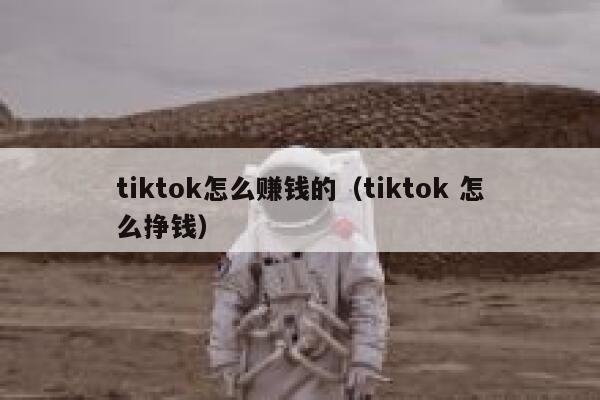 tiktok怎么赚钱的（tiktok 怎么挣钱） 第1张