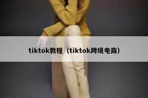 tiktok教程(tiktok跨境电商) 第1张 tiktok教程(tiktok跨境电商) 第1张