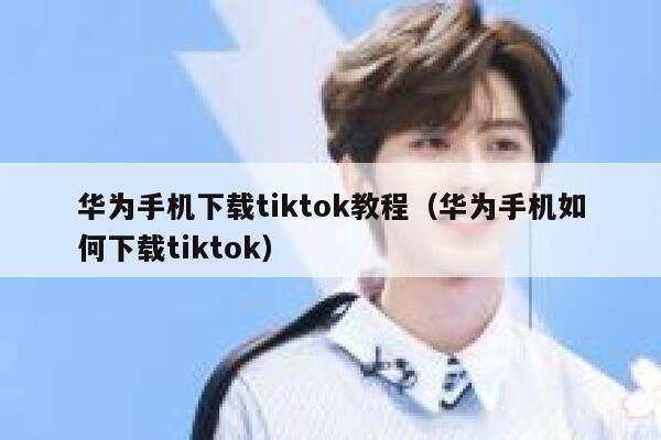 华为手机下载tiktok教程（华为手机如何下载tiktok） 第1张