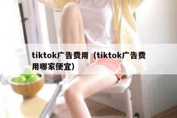 tiktok广告费用（tiktok广告费用哪家便宜） 第1张