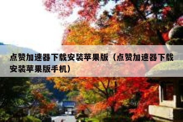 点赞加速器下载安装苹果版（点赞加速器下载安装苹果版手机） 第1张