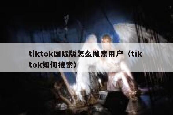 tiktok国际版怎么搜索用户（tik tok如何搜索） 第1张