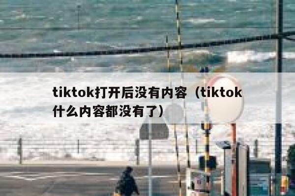 tiktok打开后没有内容（tiktok什么内容都没有了） 第1张