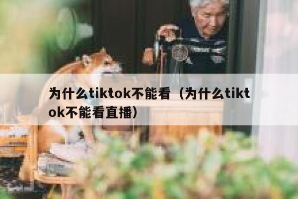 为什么tiktok不能看（为什么tiktok不能看直播） 第1张