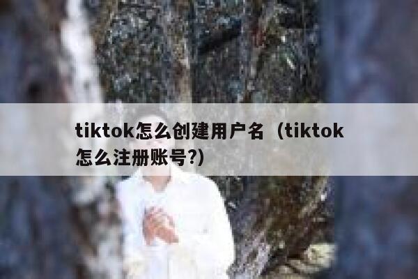 tiktok怎么创建用户名（tiktok怎么注册账号?） 第1张