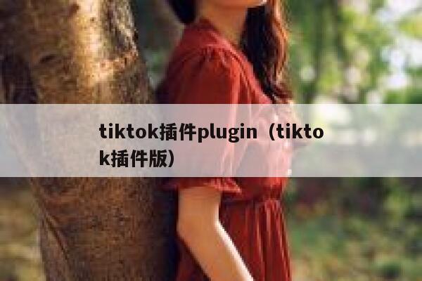 tiktok插件plugin（tiktok插件版） 第1张