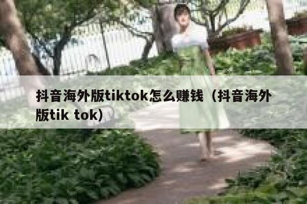 抖音海外版tiktok怎么赚钱（抖音海外版tik tok） 第1张