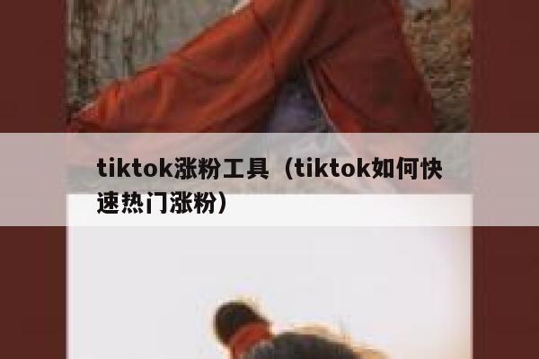 tiktok涨粉工具(tiktok如何快速热门涨粉) 第1张 tiktok涨粉工具(tiktok如何快速热门涨粉) 第1张