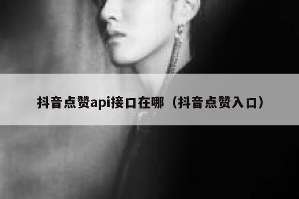 抖音点赞api接口在哪（抖音点赞入口） 第1张