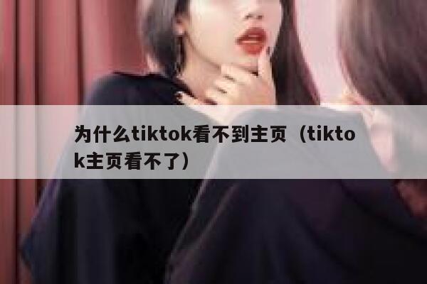 为什么tiktok看不到主页（tiktok主页看不了） 第1张