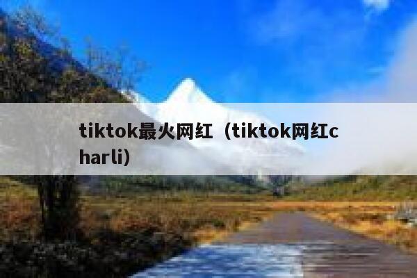 tiktok最火网红(tiktok网红charli) 第1张 tiktok最火网红(tiktok网红charli) 第1张