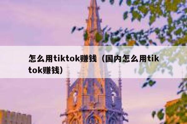 怎么用tiktok赚钱(国内怎么用tiktok赚钱) 第1张 怎么用tiktok赚钱(国内怎么用tiktok赚钱) 第1张