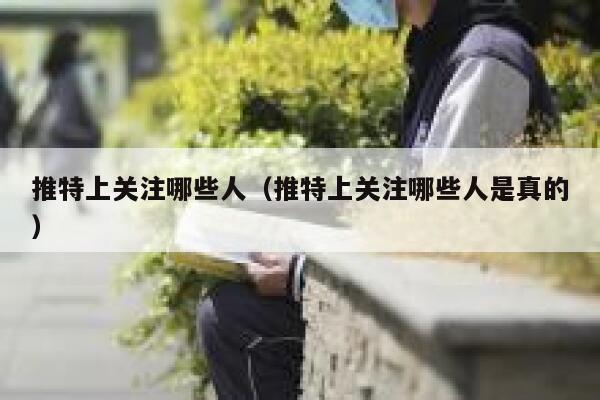 推特上关注哪些人(推特上关注哪些人是真的) 第1张 推特上关注哪些人(推特上关注哪些人是真的) 第1张