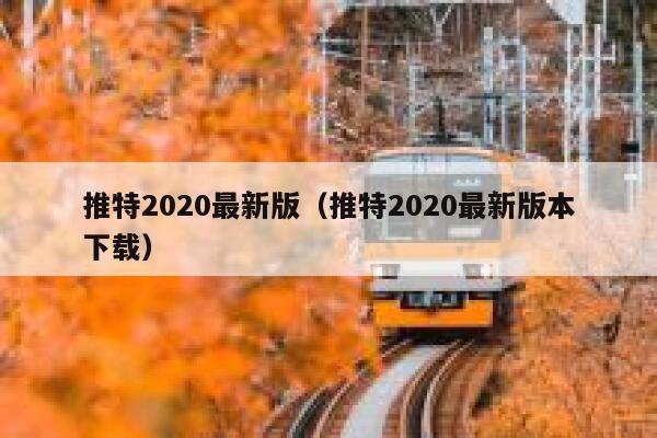 推特2020最新版（推特2020最新版本下载） 第1张