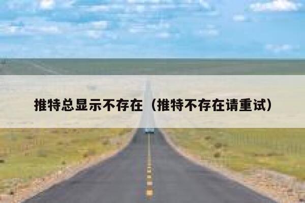 推特总显示不存在（推特不存在请重试） 第1张