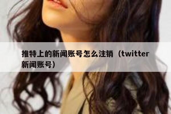 推特上的新闻账号怎么注销（twitter新闻账号） 第1张