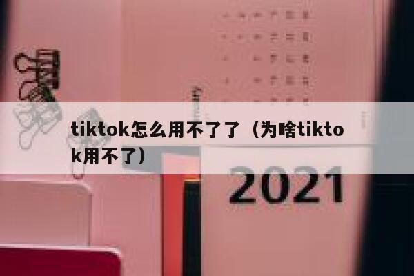 tiktok怎么用不了了（为啥tiktok用不了） 第1张