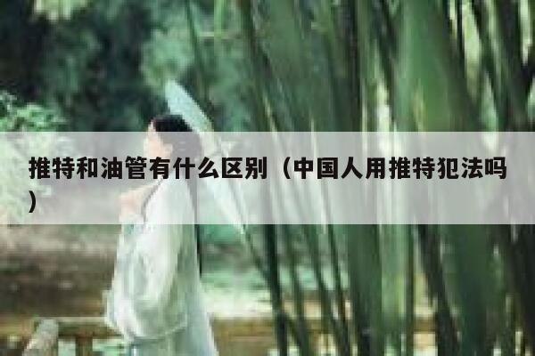 推特和油管有什么区别（中国人用推特犯法吗） 第1张