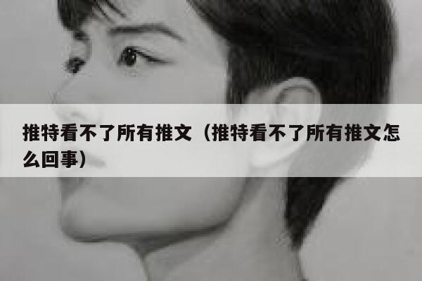 推特看不了所有推文（推特看不了所有推文怎么回事） 第1张