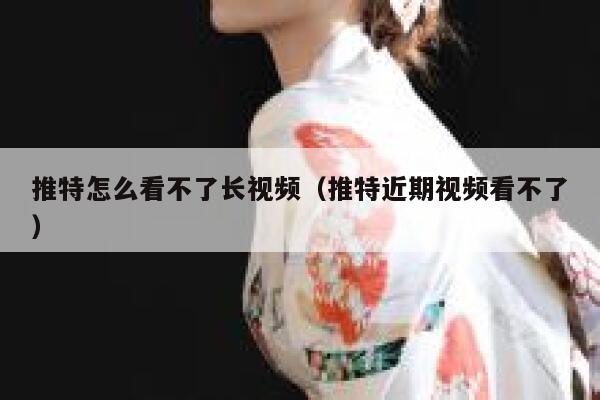 推特怎么看不了长视频（推特近期视频看不了） 第1张